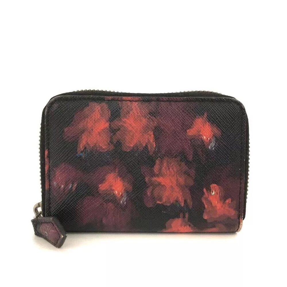 GIVENCHY Leather Coin Purse Wallet MultiColor/2AG1409